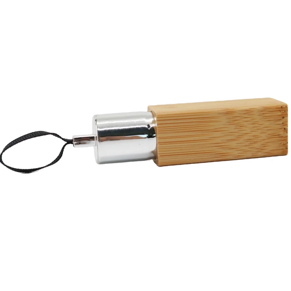 5ml Mini Custom Luxury Empty Bamboo Lipstick Tube Lip Balm Container Tube