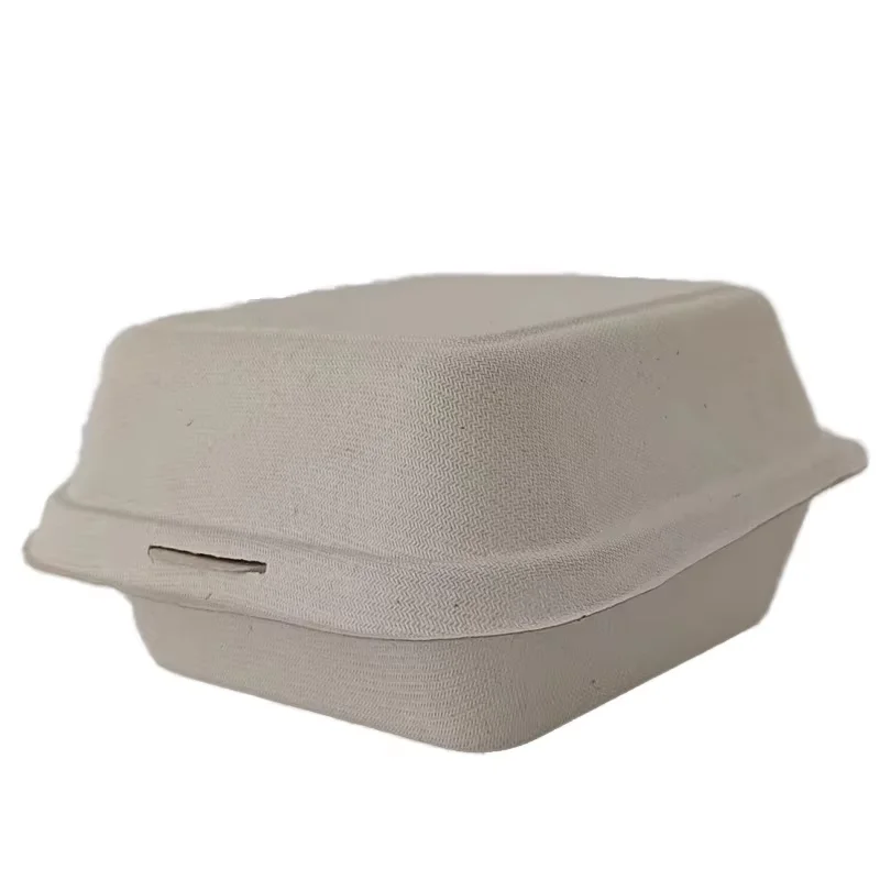 High Quality Biodegradable Disposable Food Container Bagasse Tableware for Parties Eco-Friendly Lunch Box Box