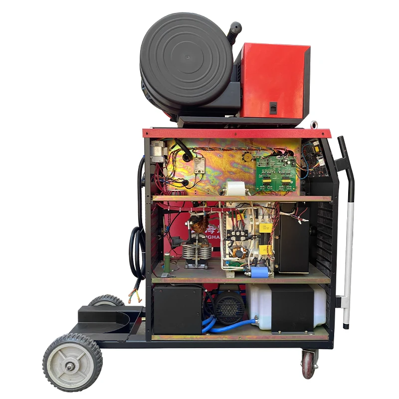 Full digital  MIG-500 380V double pulse gas shielded welding machine  pulse gas shielded aluminum welding machine