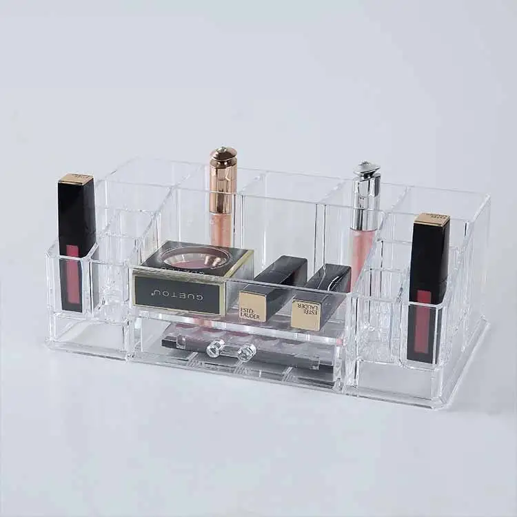 Holder Acrylic Set Commercial Mirror Tree Marble Gold 3 Tier High Quality Showcase Lipstick Jewelry Display Stand