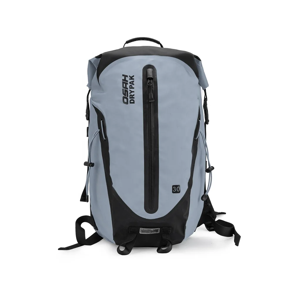 500D PVC Tarpaulin 30 Litre High quality Motorcycle Bag Polyester Waterproof Backpack