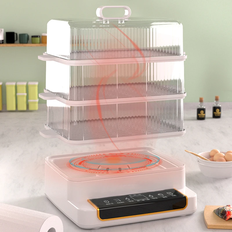 Modern Design Square  Kitchen Digital Smart Warmer Cooker Electric Food Steamer
