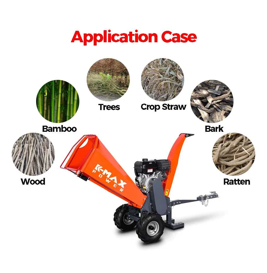 TUV CE утвержденный Тяговый старт 15HP четырехтактный бензиновый двигатель барабанная дробилка автоматическая подача Китай Мини дробилка машина