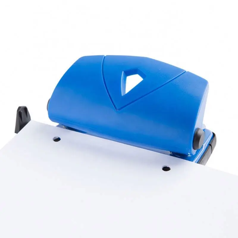 Effort Saving Office Punch Mini 2-Hole Punch with locating ruler Paper Hole Punch 90R8