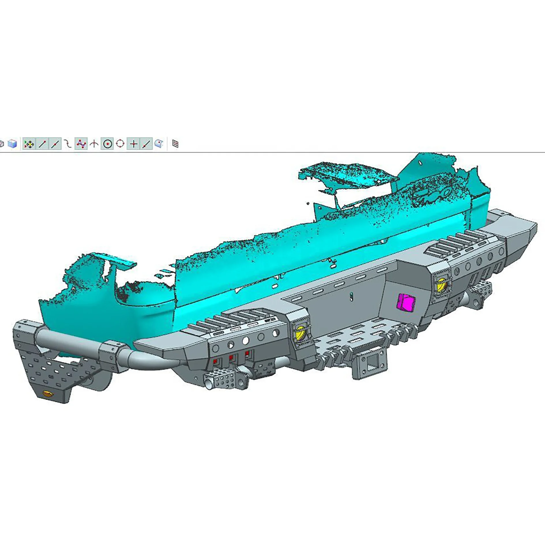 Auto Car Front and Rear Bumper Body Kits for Toyota  Hilux Ford Ranger Nissan Navara Dmax and Triton OEM PARTS Plastic Material