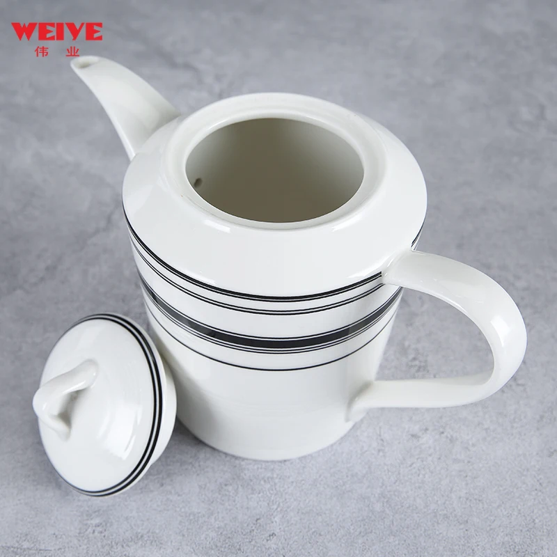 WEIYE 1050 мл настраиваемый логотип Ретро стиль фарфоровый кофейник для кофе и
