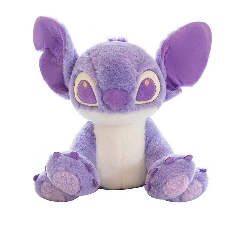 Newest Custom Cute Star Baby Stitch Doll Stuffed Plush Toys Cartoon Purple Long Ears Stich Plush Toy for Kids Gifts