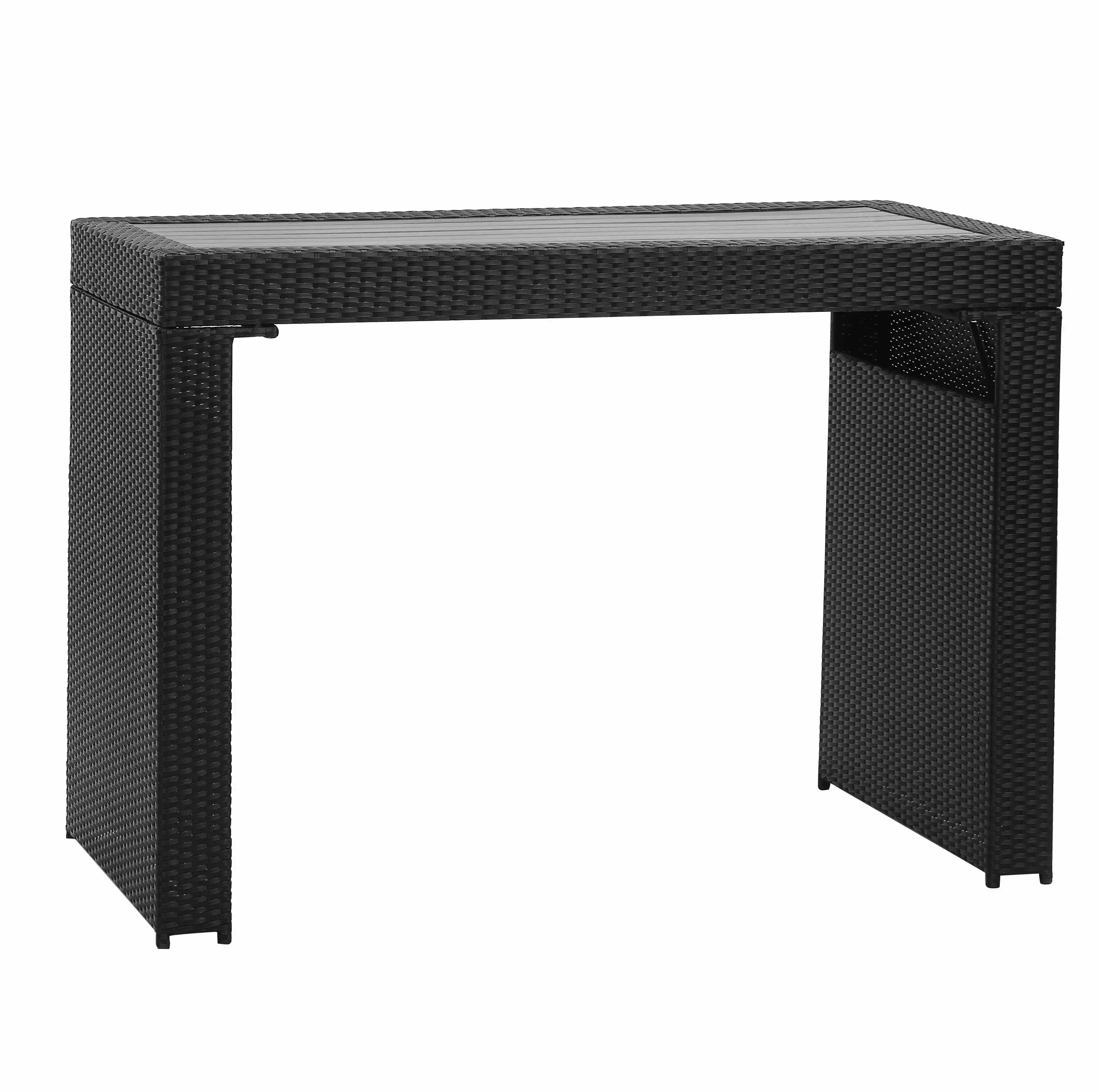 Самая популярная уличная мебель 7 шт. K/D, барный стол и стул для патио