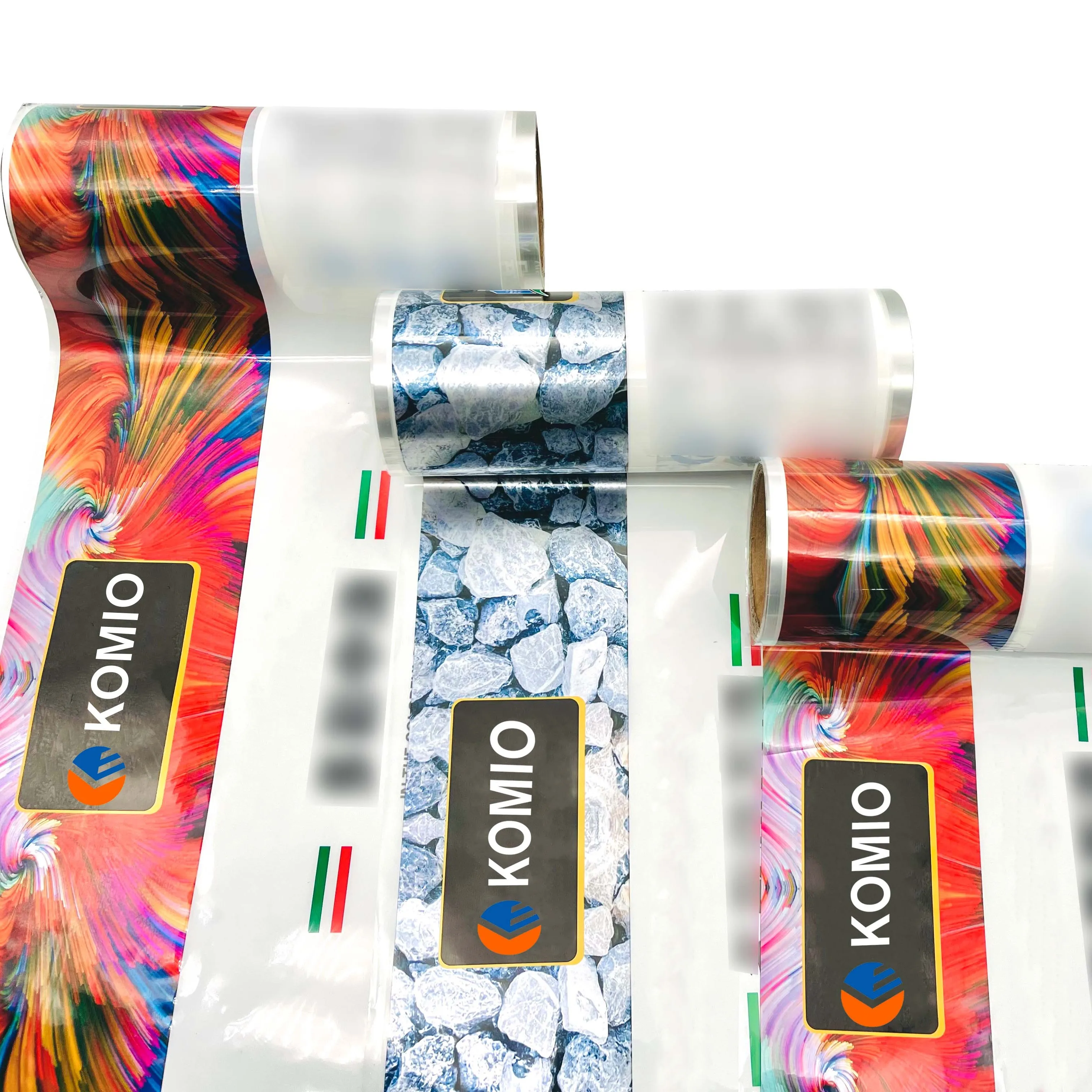 PET material heat transfer film coating container packaging film