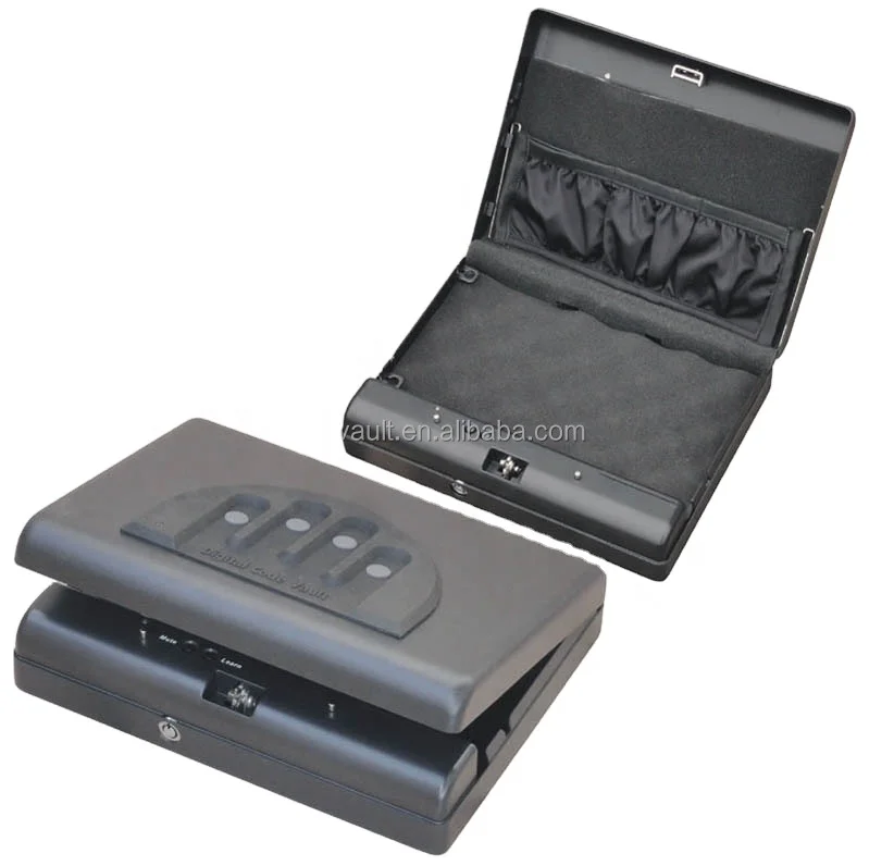 Gary Vault Small gun safe / MD500 4 buttons electronic digital key gun car safe box US$32