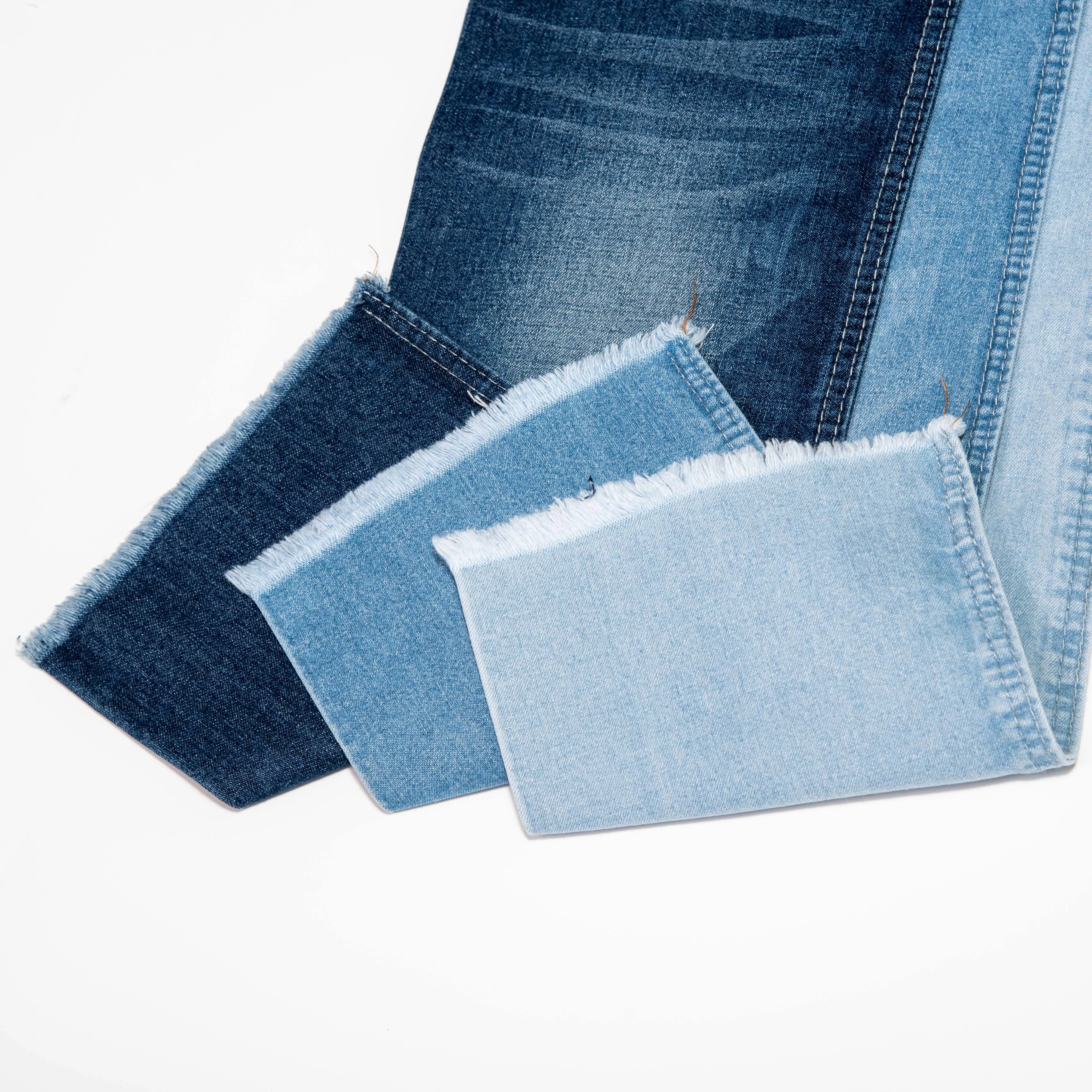 Hot Sale Denim Fabric Cotton Polyester Non-Stretch Soft Denim Fabric