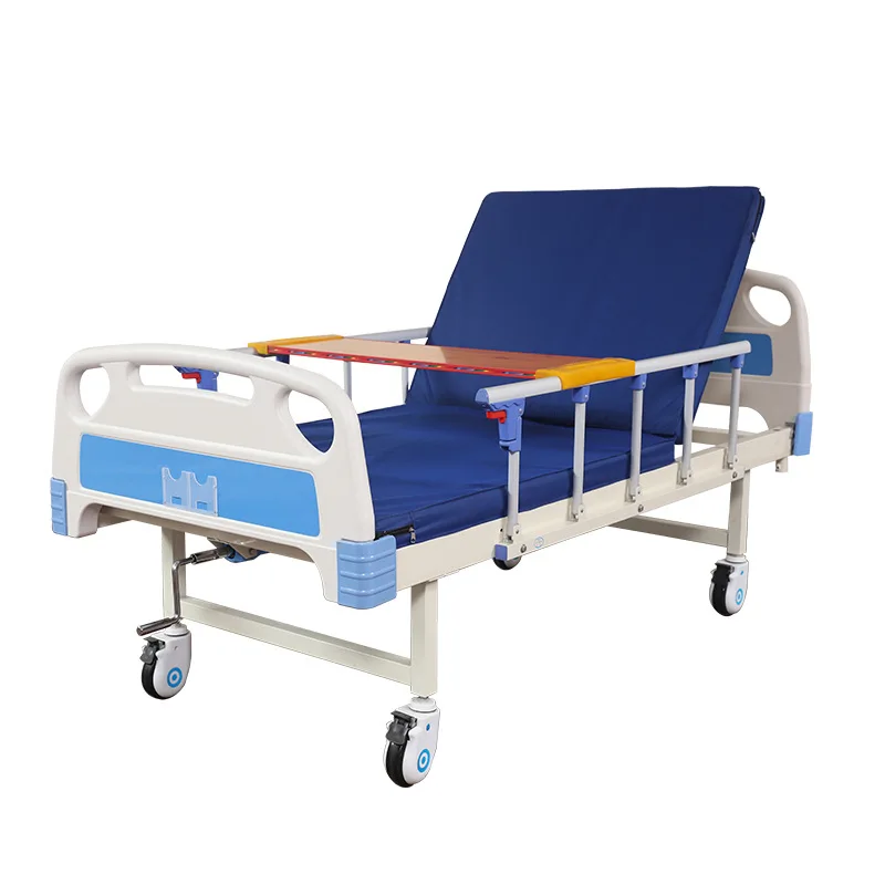 BAOYA Hot selling nursing bed 1 Crank Hospital Bed Manual Hospital Bed For Sale