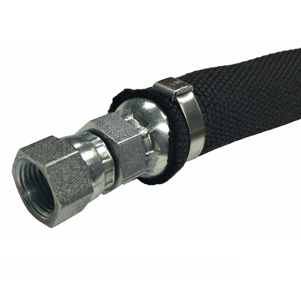 China Manufacturer Wire Cable Tube Nylon Woven Abrasion Protective Hydraulic Hose Burst Sleeve