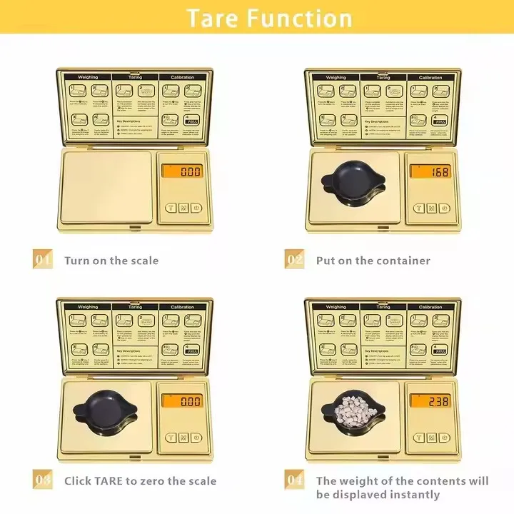 Quality Electronic Digital mini pocket Scale Custom Multipurpose metal stainless steel pocket scale Jewelry balance High