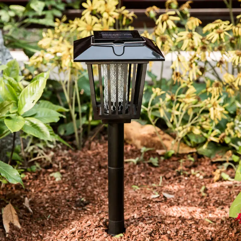 Anbosunny Solar Power Led Outdoor Lawn Waterproof Mosquito Killer Lamp Garden Solar Lights for Yard
