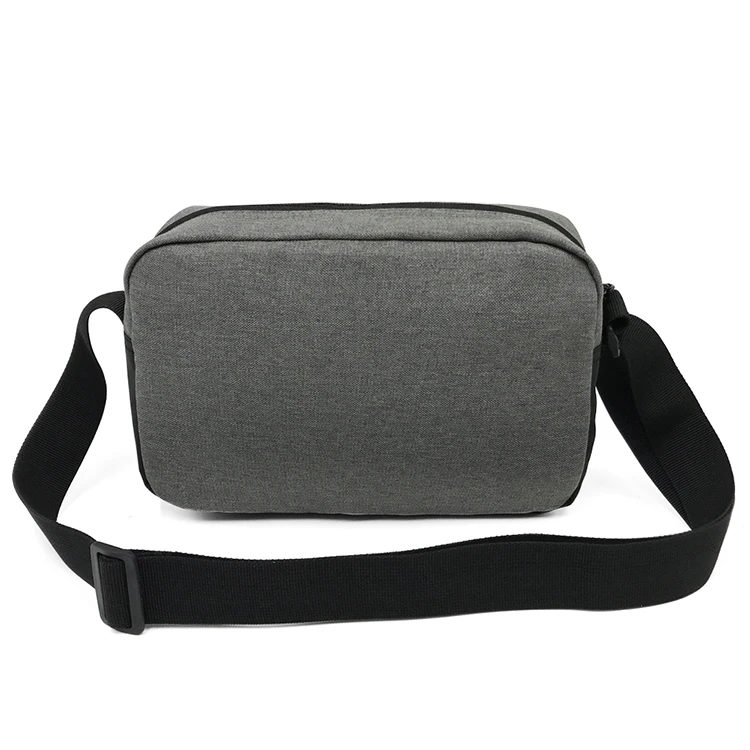 Fashion Polyester Custom Logo Small Sport Mens Crossbody Messenger Bag