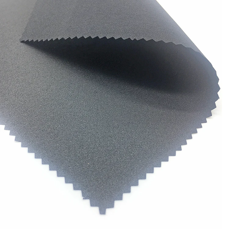 Factory straight hair 100% polyester pongee spinning with PU coating waterproof fabrics