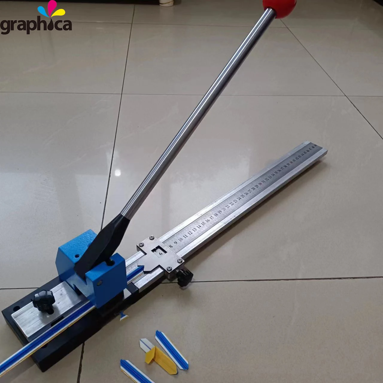 Hot selling 2024 Manual Blue Creasing Matrix Cutter Machine Die Cutting Creasing Matrix Cutter