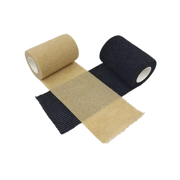 Skin-friendly Self Adhesive Bandage Wrap Athletic Elastic Cohesive Bandage Football Sock Tape 5.0cm*4.5m