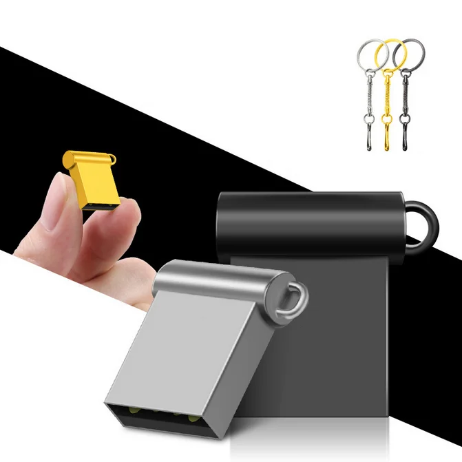USB-флеш-накопитель в металлическом корпусе 128 ГБ 1 2 4 8 16