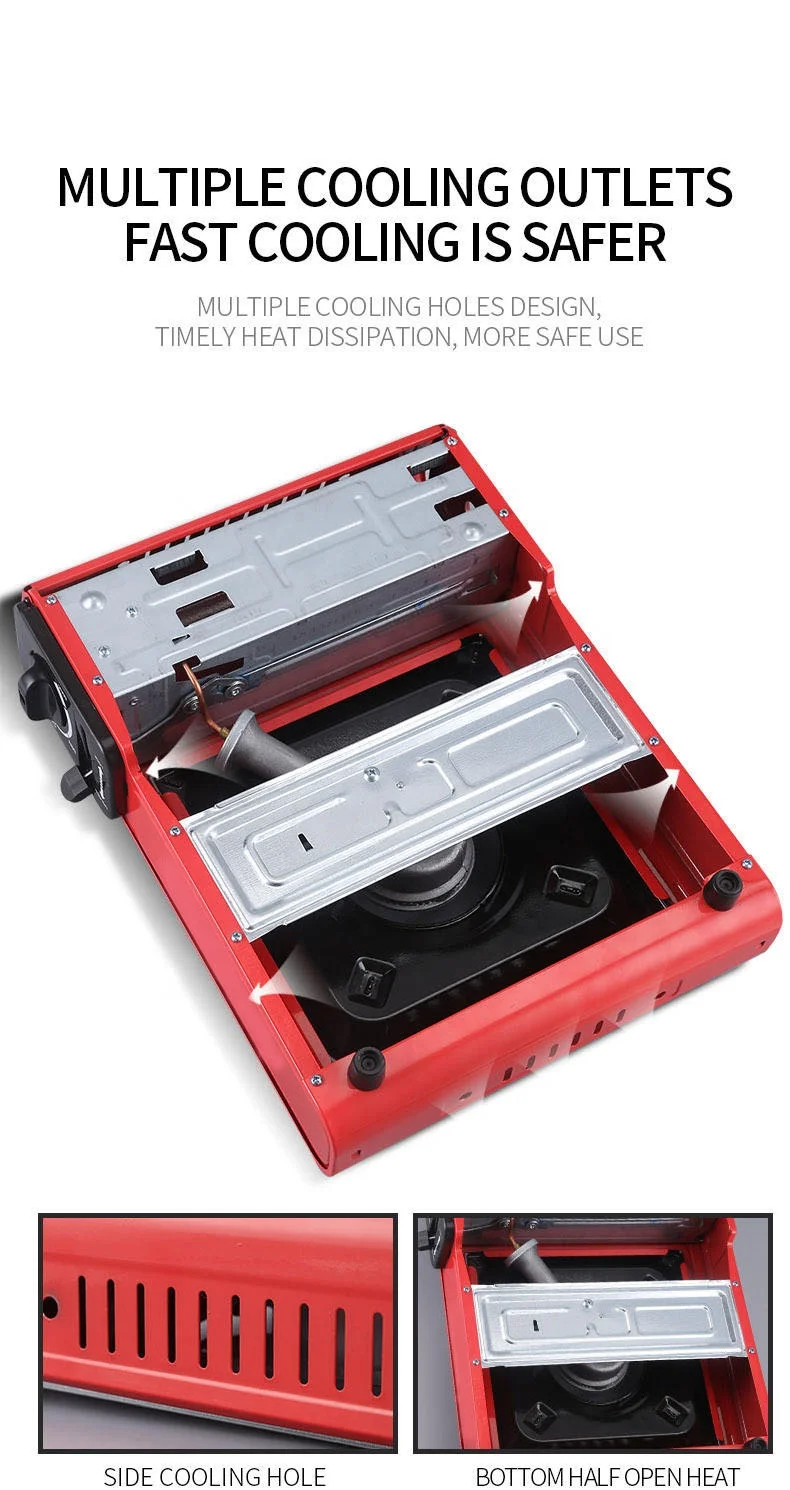 Single Burner Suitcase Camping Cooker Stove Propane Portable Outdoor Picnic Mini Butane Gas