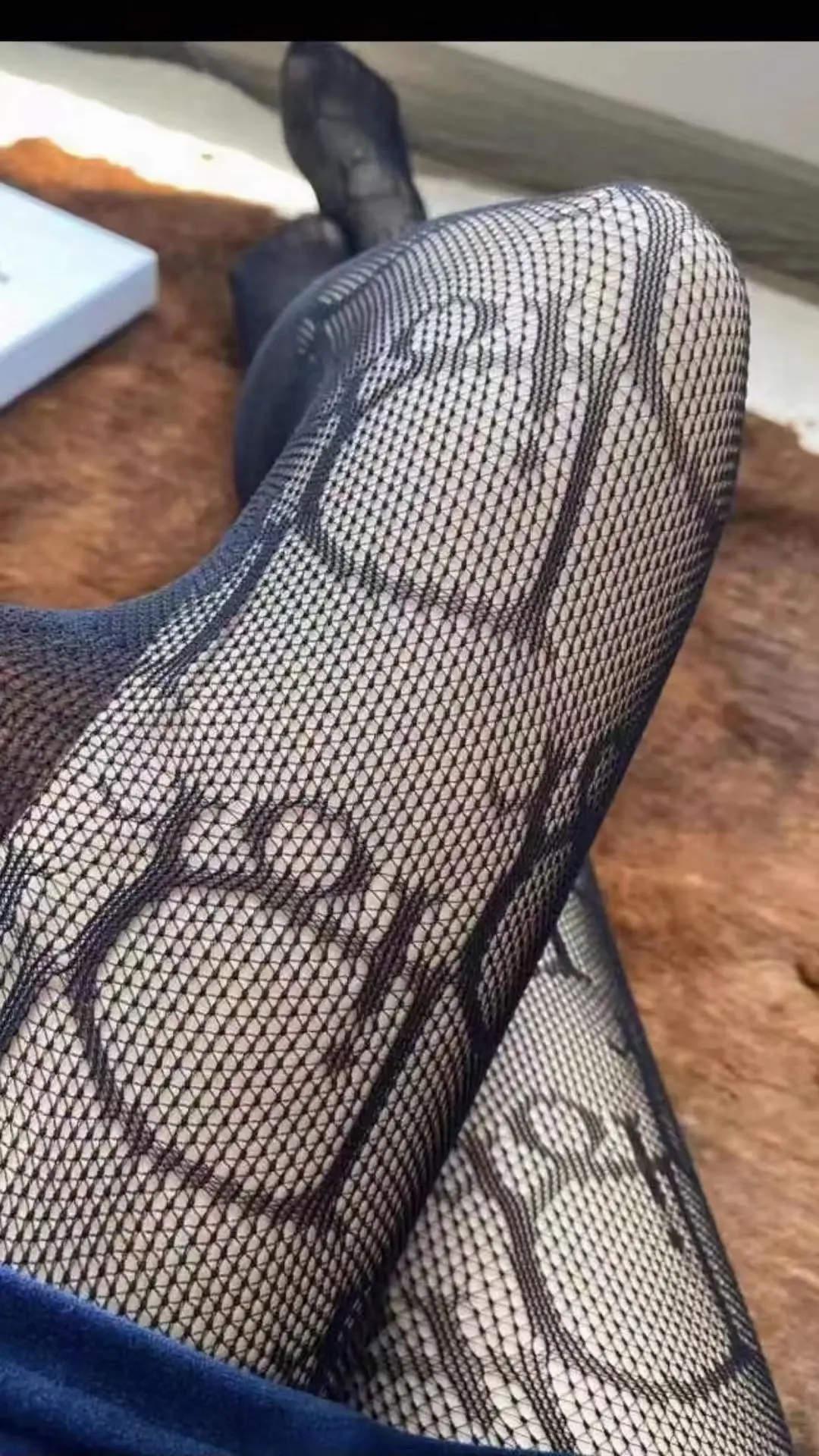 New Flame snake Skull spider web hollowed out fishnet socks pure white silk stockings Sexy black silk tights pantyhose