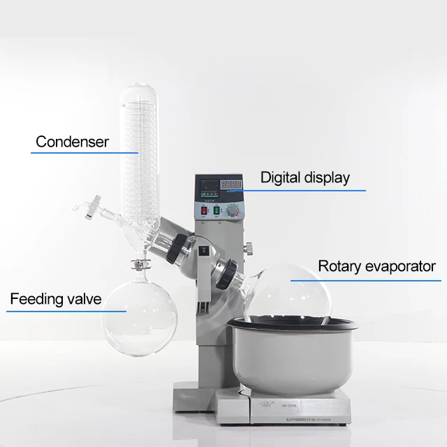 High Quality 5L Rotovap Rotary Evaporator Spinning Band Distillation