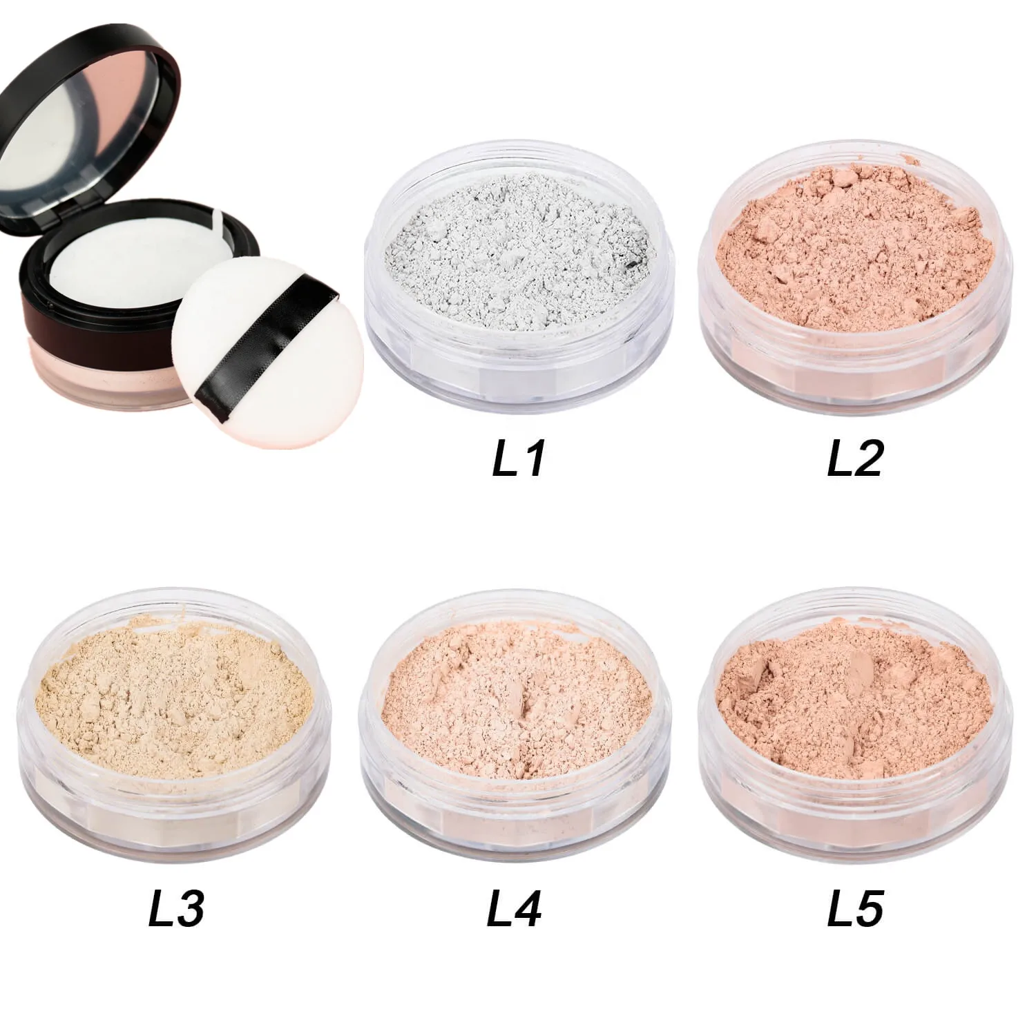 Long-wear 24H Full Coverage Banana Powder Private Label Wholesale Makeup Translucent Loose Setting Powder