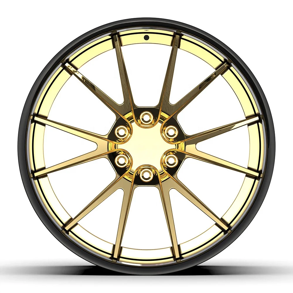 Kipardo Fully Customized High Performance Polished Deep Concave 2 3 piece Forged Wheels 18 19 20 21 22 24 inch