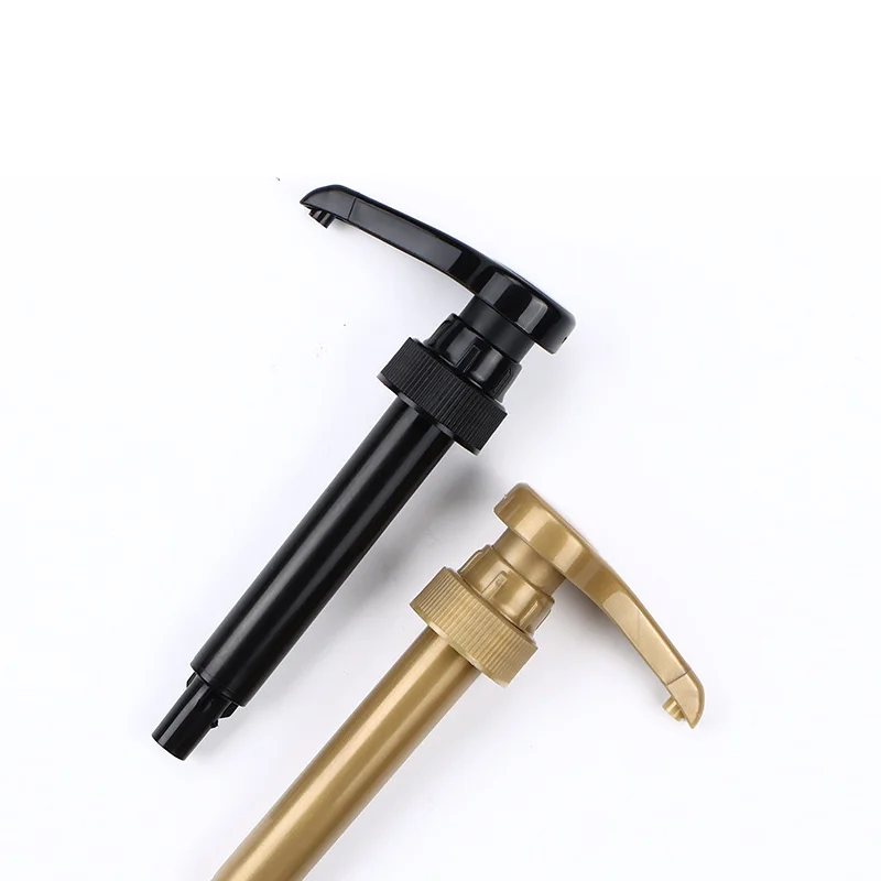 Multiple colors can be customized 10 cc and 8 cc 28/410 and 28/400 syrup dispenser