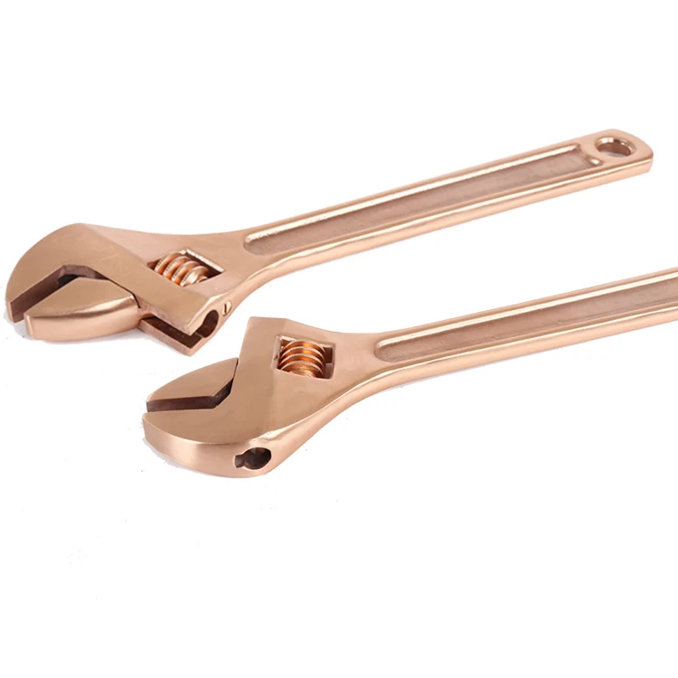 TUOKAEX Non sparking non magnetic beryllium copper Adjustable spanner with test report