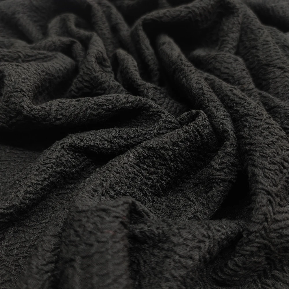 Wholesale In Stock Textiles Wrinkle Resistant Elastic Stretch 92 Poly 8 Spandex Jacquard Knit Fabric For Cloth
