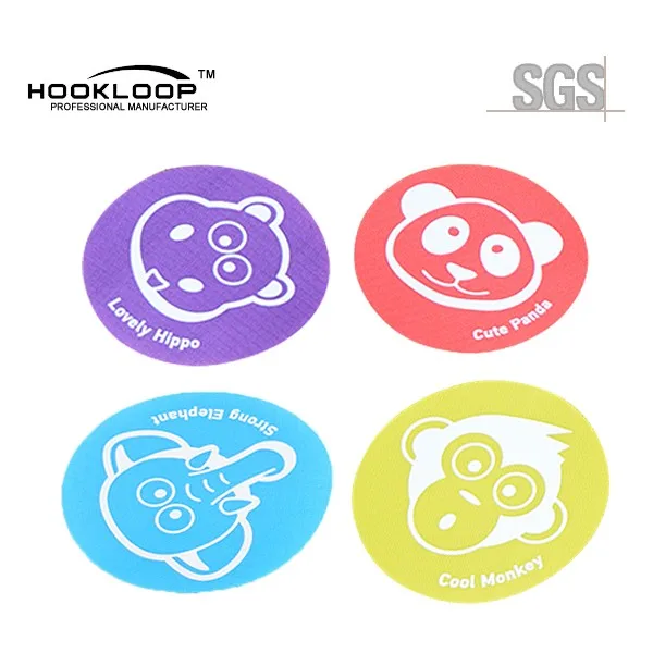 Colorful carpet markers sitting spot custom pattern or letters