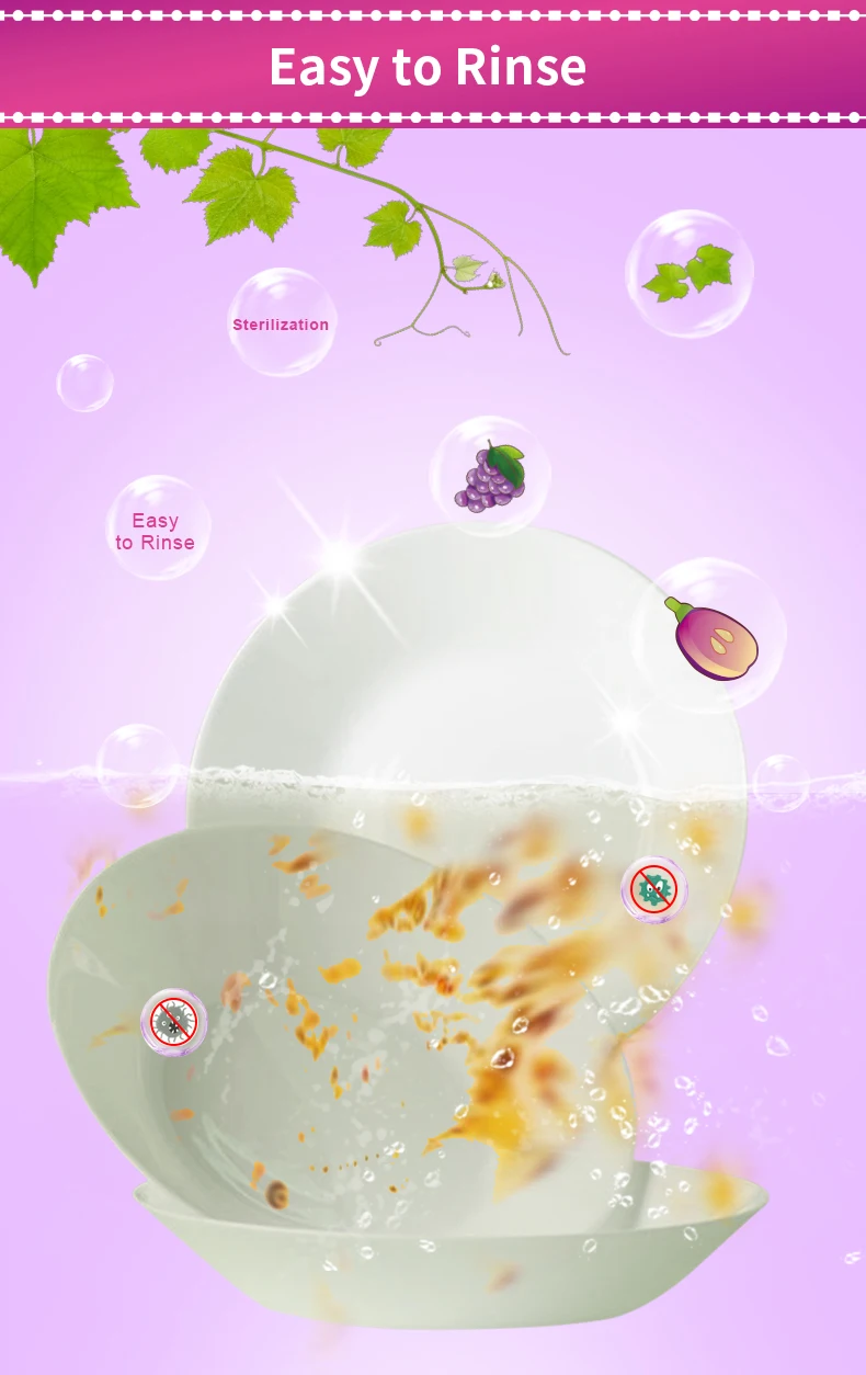 WhiteCat 1000ml concentrated Dish Wash Liquid Clean Product Private label Dishwashing Liquid Soap