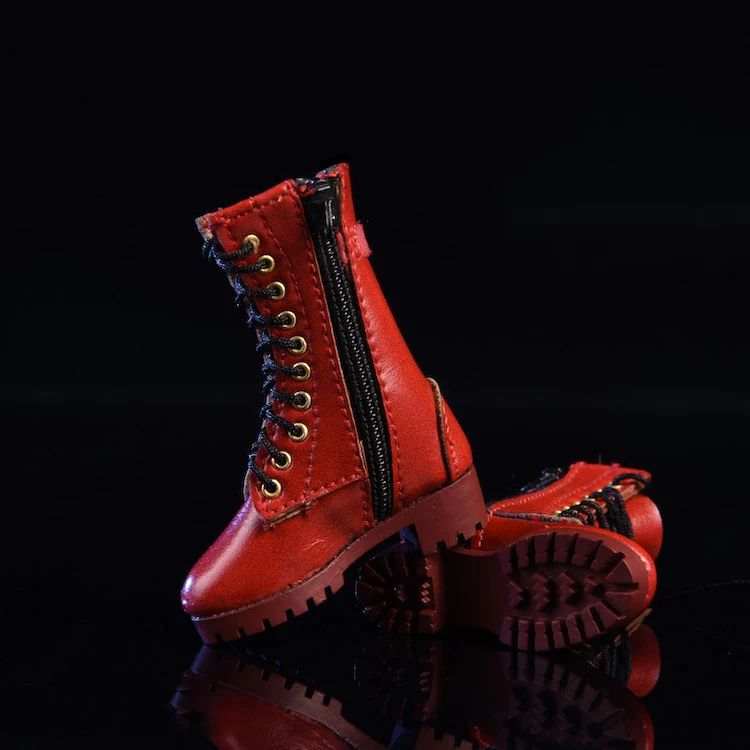 Toy accessories female plastic puppet army boots for beauty statues
