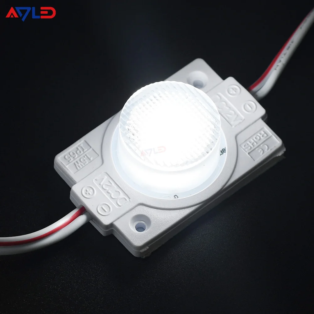 8Cm To 30Cm Thick Lightbox Lm-80 Smd 2835 Edge Light Module Ip65 12V 1.5W Single Lamp 45*15 White 4000K Side-Lit Led Modules