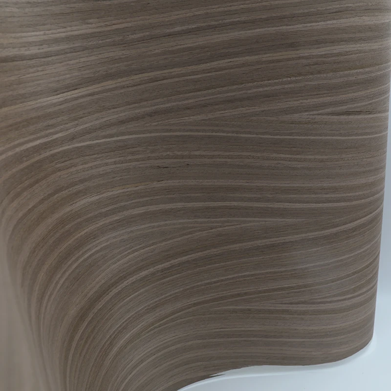 Designer Collection Walnut self adhesive DIY engineered veneer for  hotel furniture door Bathroom & Kitchen