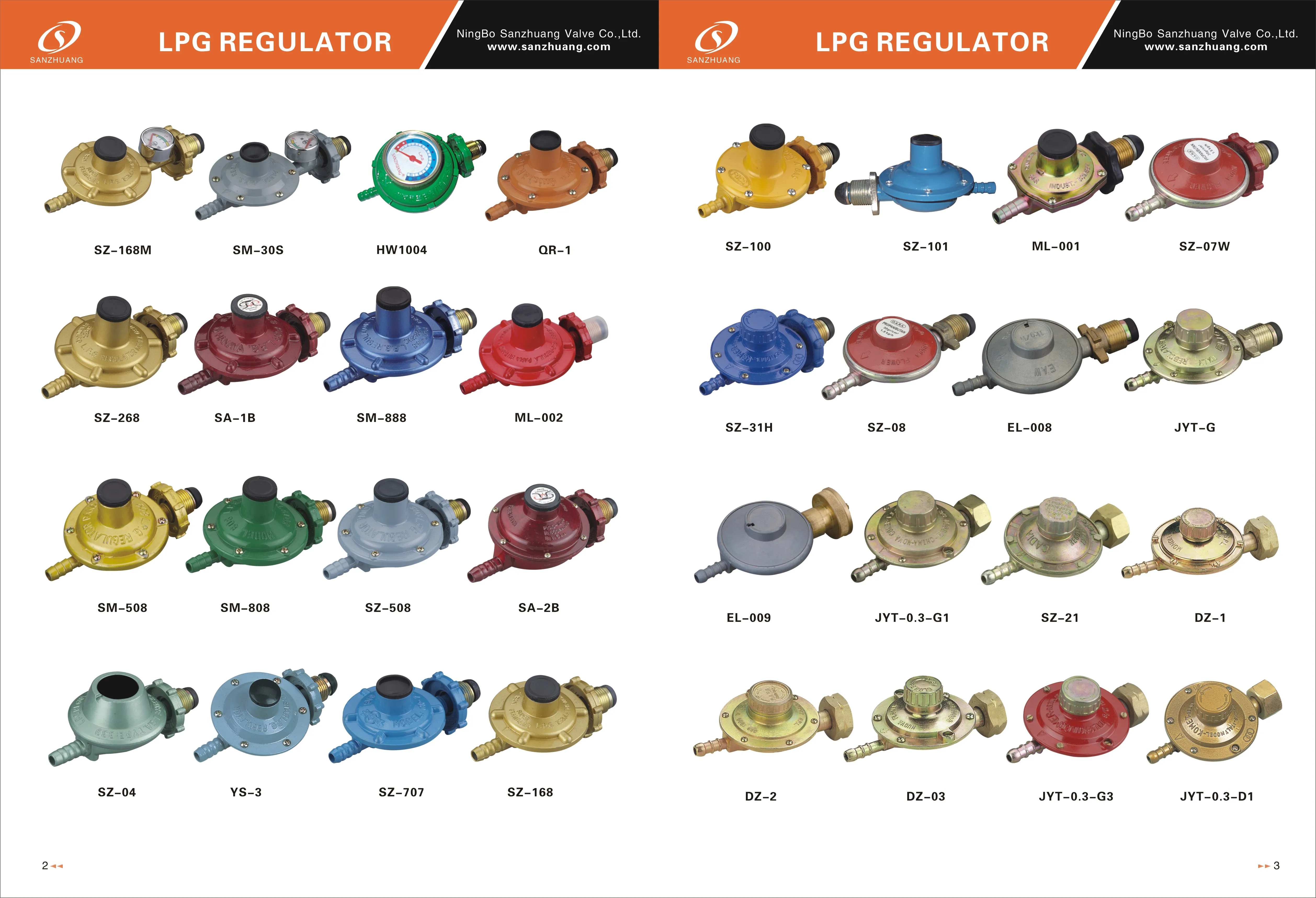 Factory Supply Low LPG Gas Pressure Regulator with Meter, Gas Safety Device Regulator with safety