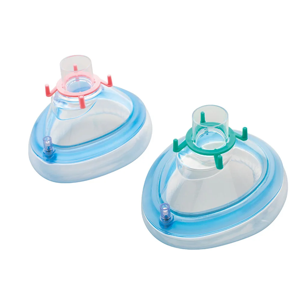 Anesthesia Consumables Disposable Air Cushion Mask All Sizes Soft PVC Factory Price