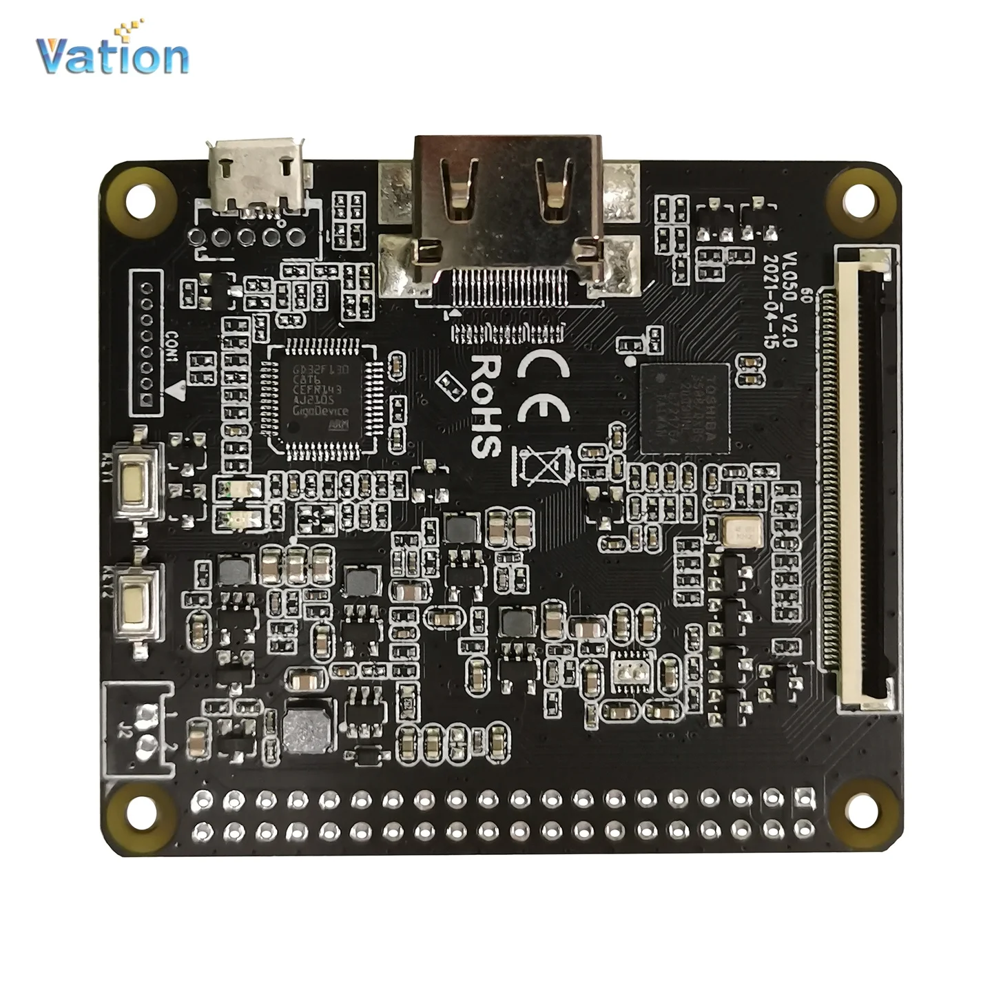 2160x3840 4K(max) VL050 LCD HDM-mipi DSI module powered by 5V USB running with Raspberry Pi /Ubuntu/ Windows/Android