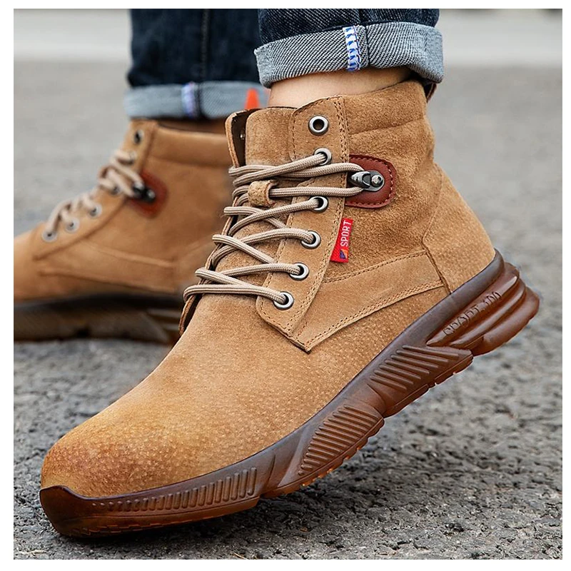 Лидер продаж 2022 года, защитная обувь GOTAN с ПВХ Подошвой, мягкие износостойкие рабочие ботинки для леса, Женская защитная обувь, мужские защитные ботинки