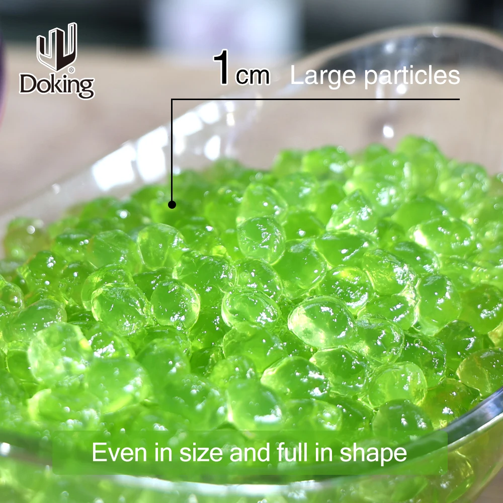 Doking popular Crystal boba for bubble tea drinks desserts bakery ingredients fruit flavors jelly Grape Crystal bobo