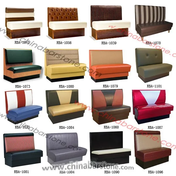 Commercial Restaurant Furniture Fast Food KFC Booth Seats