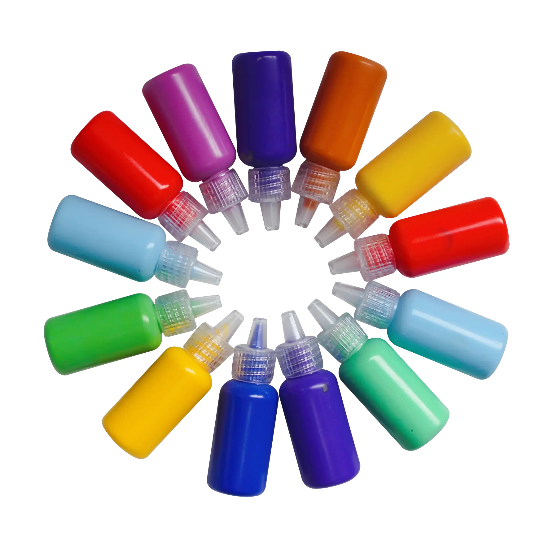 Competitive Price 12 Colors 20ml Luminous Glitter Powder Craft Pigment Long-lasting Acrylic Paint Glow