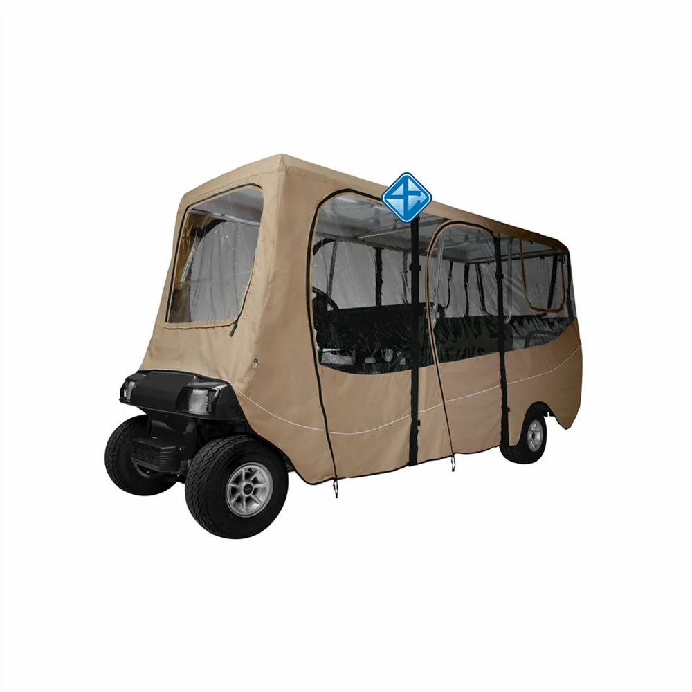 New products Outdoor Water protection golf cart rain cover for Golf Cart Enclosure Cover
