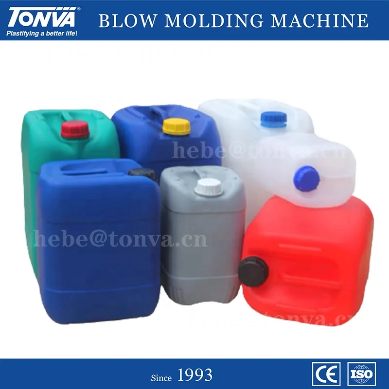 TONVA plastic 30 liters stackable jerrycan bottle barrel making extrusion blow molding machine manufacturer