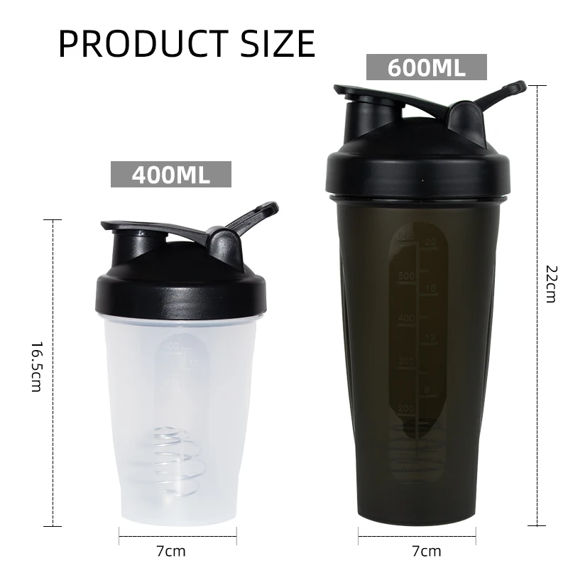 MKAS Wholesale Sport Protein Shaker Bottle Cups Plastic Custom Fitness Gym Water Bottle Shaker
