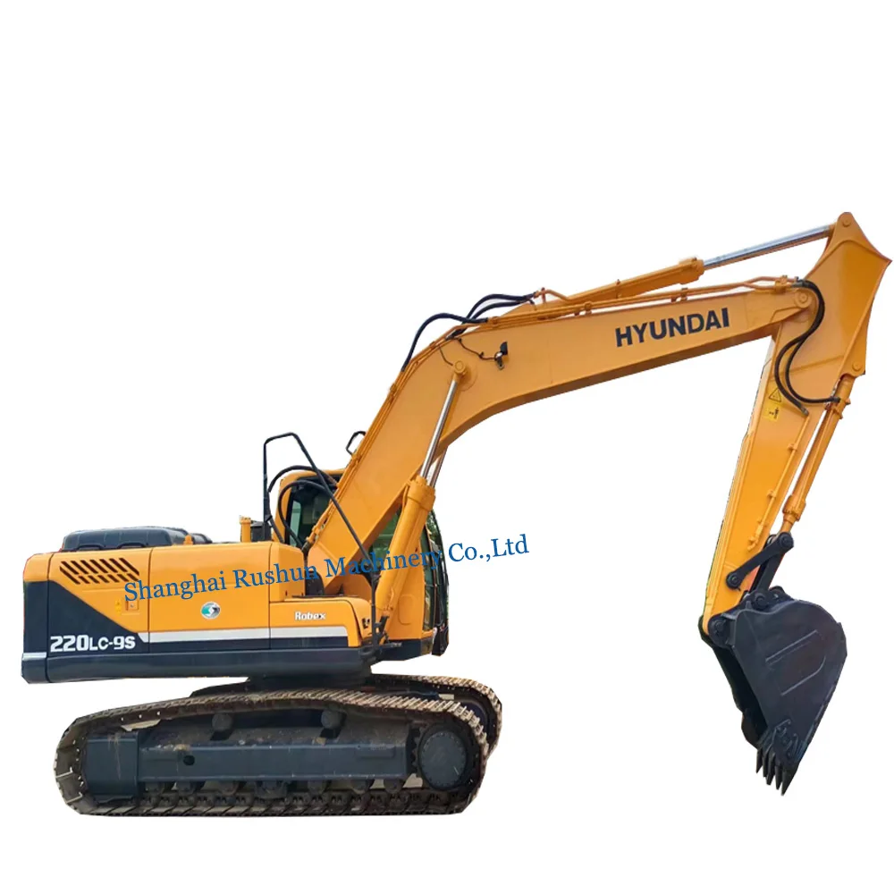 Hot Sale Cheap Price Hyundai 220LC-9S 215 225 Secondhand Good Performance 22t Used Excavators