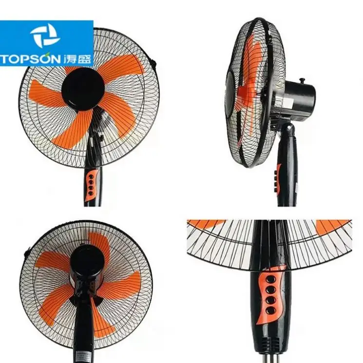 telescopic stand fan 16 inch 3 speed control ventilation fans adjustable height low noise air cooler with sleep mode fan
