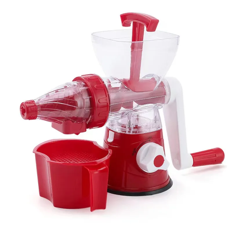 HYRI 2024 New 3 In 1 Drum Cutter Full-Function Hand-Operated Rotating Kitchen Salad Fruit Vegetable Juicer
